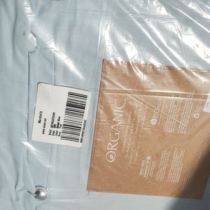 NEW Organic light blue sheet set Full size Organic cotton Marshalls double NIP
